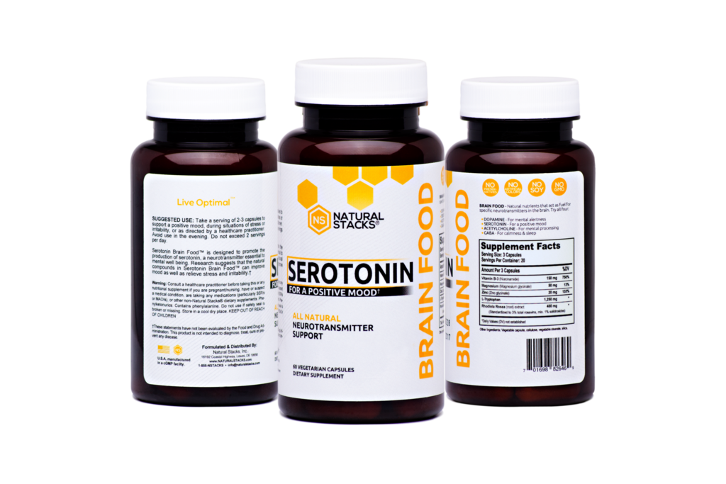 Natural Stacks Serotonin Brain Food