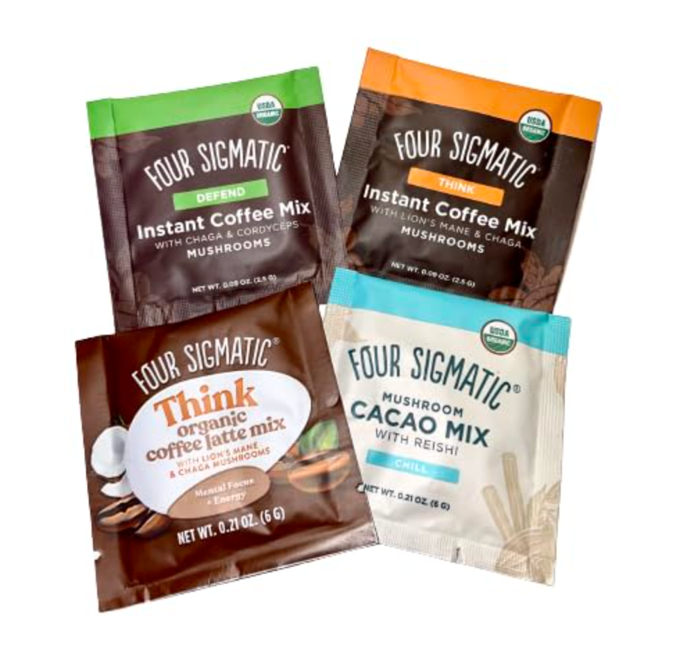 Four Sigmatic Probierpack Mushroom Coffee/Chocolate (4 Stck.)