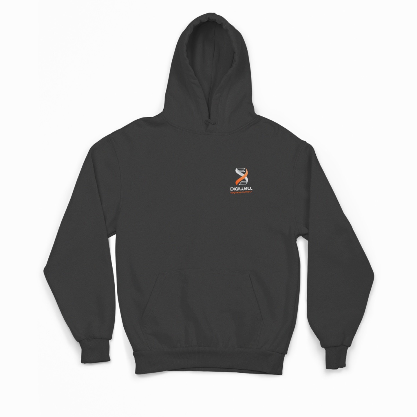 Upgraded Hoodies - "DNA" - dark grey
