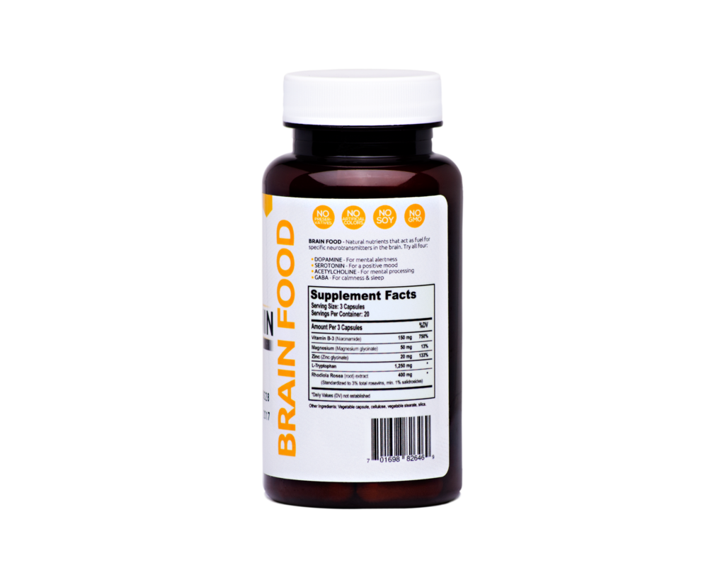Natural Stacks Serotonin Brain Food