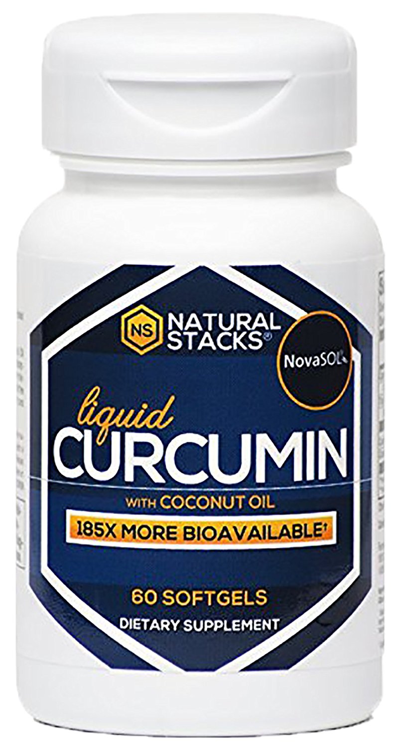 Natural Stacks Curcumin mit Kokosnussöl (60 Stk.)
