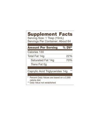Bulletproof Brain Octane C8 MCT Oil - 946ml