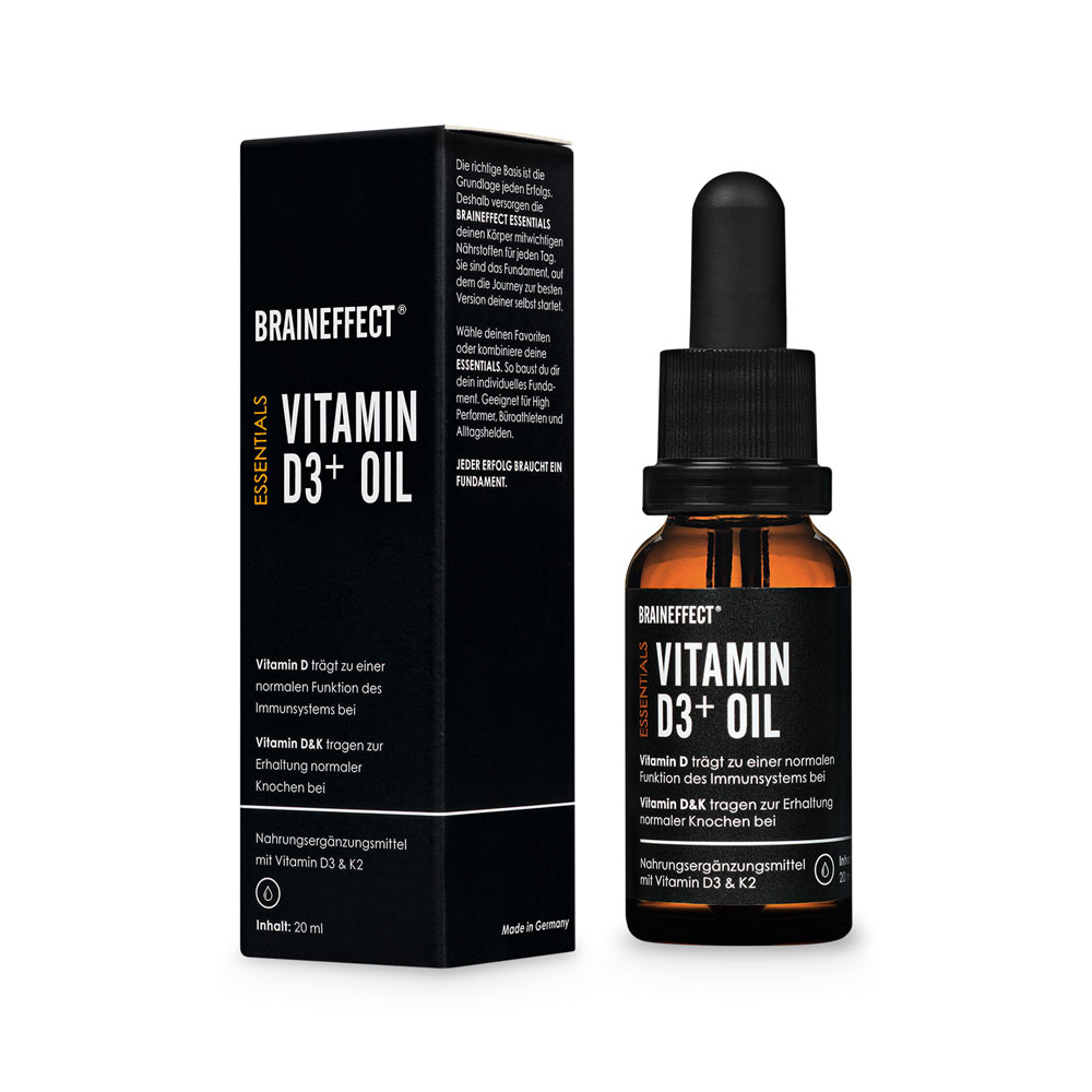 Braineffect VITAMIN D3+K2 Tropfen
