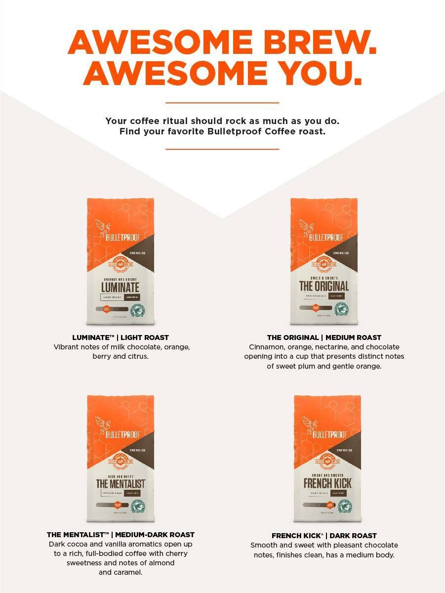 Bulletproof Mentalist Coffee - dunkel gerösteter Kaffee