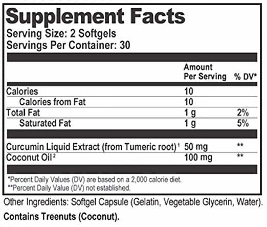 Natural Stacks Curcumin mit Kokosnussöl (60 Stk.)